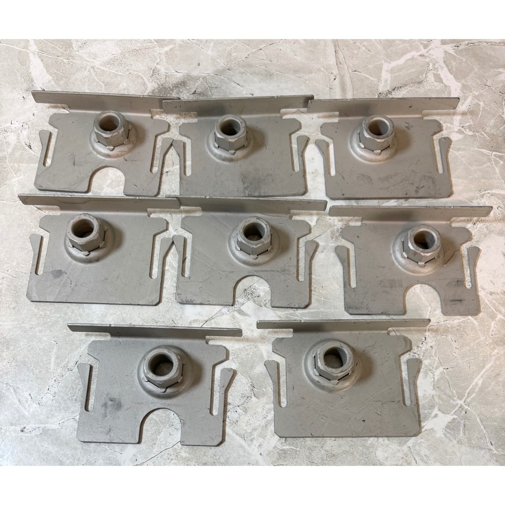 8pc Ford OEM Retainer Fastener Clips W718478-S439 Genuine Ford Parts Metal Clip